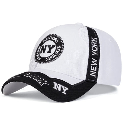 Unisex Letter Embroidery Baseball Caps Spring and Autumn Outdoor Adjustable Casual Hats Sunscreen Hat
