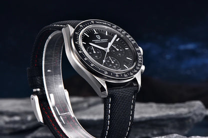2026 New PAGANI DESIGN Golden Moon Mens Watches Luxury Quartz Watch Men Speed Sports Chronograph Man AR Sapphire Waterproof Gift