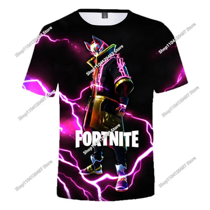 Φούτερ Cosplay Fortnites με κουκούλα, 3D τύπωμα παιχνιδιού, unisex, casual παλτό, anime περιφερειακό kawaii μπουφάν, παιδικά ρούχα, δώρα