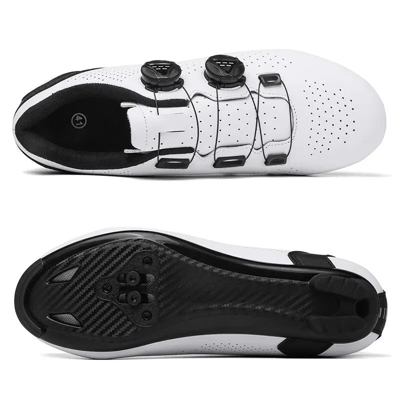 Scarpe da ciclismo MTB da uomo, scarpe sportive per bici da sterrato e da strada, sneakers da ciclismo flat ad alta velocità, calzature per mountain bike con tacchette SPD