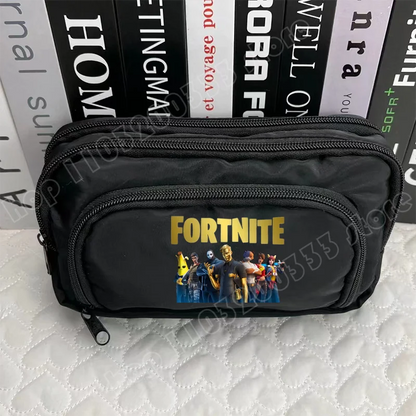 Fortnite Pen Box Creative Game Pattern Pencil Case Harajuku Storage Bag Boy Girl Back to School Supplies Birthday Party Gifts