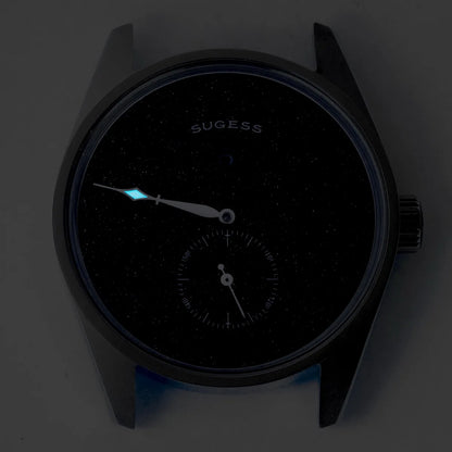 Sugess Mens Watch Automatic ST1721 Movement Aventurine Mechanical Wristwatches Hardlex Glass Fashion Simple Business Clock S451