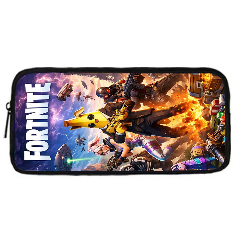 New Game Fortnite Child School Backpack with Shoulder Bag and Pencil Bags, School Bags for Boys and Girls, Best Gift
