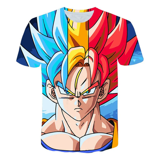 Muške majice Dragon Ball Z majica za dječake dječja odjeća ljetni kratki rukav dječje majice s crtanim motivom gornji dijelovi majica za dječake