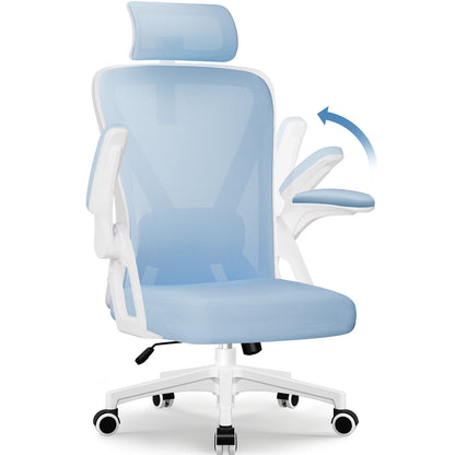 Office Chair Ergonomic Reclining 90°-135°,Desk chair with Lumbar Support,Computer chair Adjustable Headrest,living room chairs