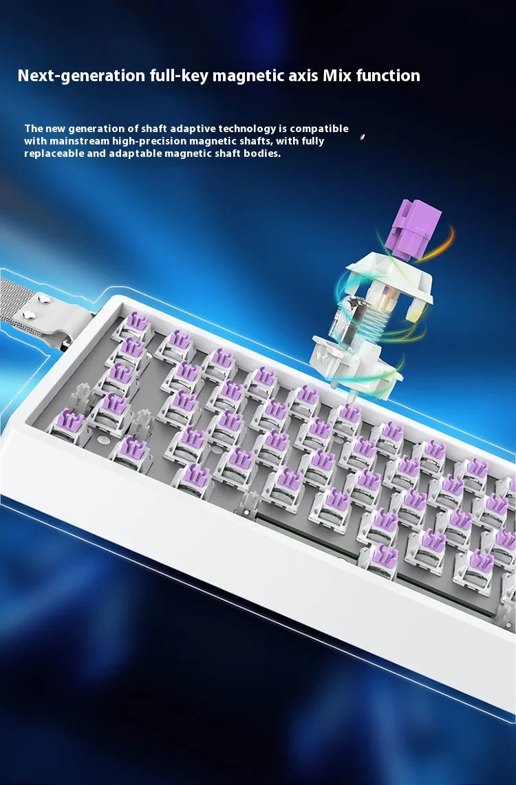 IROK ND63 Max ND63 Ultra ND68 Pro Gaming Magnetic Mechanical Keyboard 60% Layout RT0.001mm 8K 0.125ms Delay Wired Gamer Keyboard