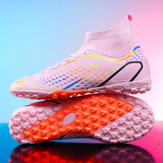 Men's Football Boots Professional Turf Futsal Match Grass Unisex Outdoor Training Soccer Shoes Soccer Cleats Non-slip Breathable