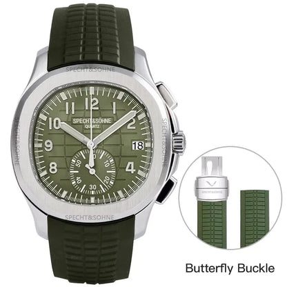 2026 High Quality Men's Watches Luxury Brand Japan VD53 Chronograph Sports Classic 5167 Quartz Watch Stainless Steel Waterproof