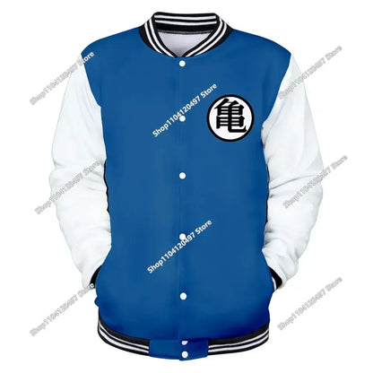 Dragon Ball Goku Kanji Symbol Men Zipper Hoodie Cartoon Japan Anime Women Sweatshirt 2025 New Fashion Children Jackets Coat, Produit gaming premium Fraquane