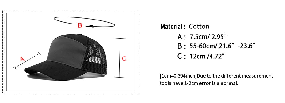 Sommer-Baseballkappe mit 7-Panel-Design, Fashion-Hip-Hop-Mesh-Kappen, Herren-Trucker-Cap, Visier, Hardtop, Snapback, Damen, Unisex, coole neue Marke