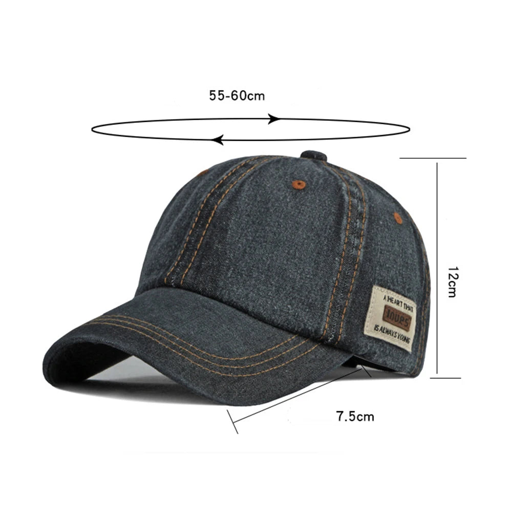 FS Brand Blaue Jeans-Kappe für Herren Sommer-Baseballkappen Luxus-Damen-Designer-Kappe Streetwear-Trucker-Cap Gorras Para Hombre