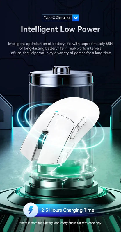 ATTACK SHARK X11SE Ultra-Light Wireless Gaming Mouse,20Million cycles life,PAW3311 Gaming,22KDPI,400IPS,40G,1KHz,65 Hours,30mAH