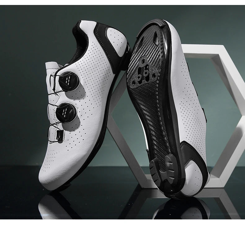 Scarpe da ciclismo MTB da uomo, scarpe sportive per bici da sterrato e da strada, sneakers da ciclismo flat ad alta velocità, calzature per mountain bike con tacchette SPD