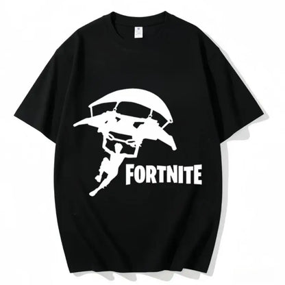 Fortnite majica s okruglim izrezom, uniseks za odrasle, gaming plesna moda, nova, od čistog pamuka, kratkih rukava, savršena za ležerno nošenje i odmor