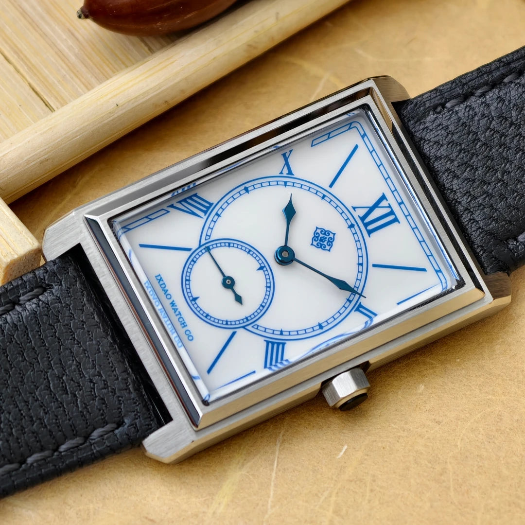 2026 New IX&DAO Men Quartz Watch Square Neutral Clock Stainless Steel Sapphire Glass Swiss Movement 5Bar Waterproof reloj hombre