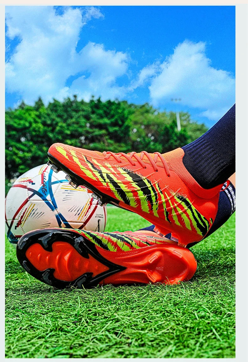 New Men's Football Boots Sport Soccer Shoes Match Unisex Ultralight Cleats Comfortable Non-Slip Outdoor Adult Grass High-quality