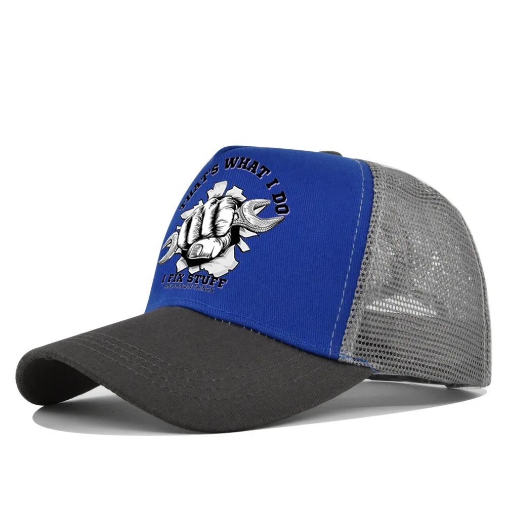 Mode Frühjahr/Sommer Bedruckte Netz-Baseballkappe, atmungsaktiv, Gorras, mit individuellem LOGO für Männer, Frauen und Paare, Schirmkappe, Casquette