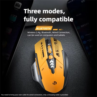 Inphic A9 V2 Wireless Gaming Mouse 12800DPI Rechargeable Ergonomic Bluetooth Compatible Silent Mouse For PC Laptop Computer