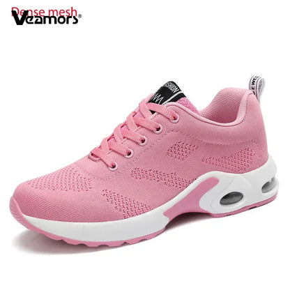 Zapatillas de running para mujer, zapatillas deportivas informales transpirables, ligeras, para gimnasio y deporte al aire libre, cómodas