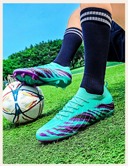 New Men's Football Boots Sport Soccer Shoes Match Unisex Ultralight Cleats Comfortable Non-Slip Outdoor Adult Grass High-quality