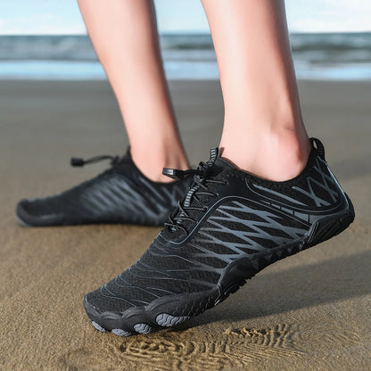 Oiaano barefoot crne cipele sa širokim prednjim dijelom za muškarce i žene, uniseks sportske tenisice za vodu i plažu, mekani potplat, lagane i prozračne