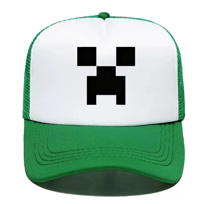 Casquette de baseball unisexe « Totem of Undying Hat » pour cosplay, style cyberpunk, motif pixel, accessoires de plein air