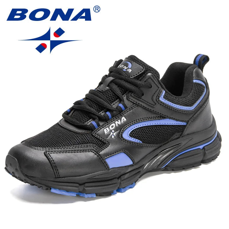 BONA  New Designers Running Shoes Breathable Outdoor Sports Shoes Women Lightweight Sneakers Ladies Comfort Athletic Shoes