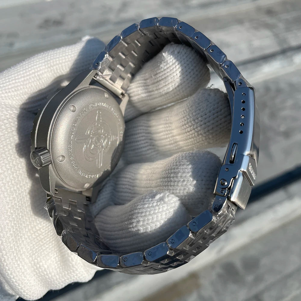 STEELFLIER Official SF752 Fashion Mechanical Wristwatch NH35 Movement Super BGW9 Luminous 20Bar Waterproof Luxury Dive Watches