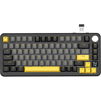 ATTACK SHARK X85/X85Pro Wireless Mechanical Keyboard 75% 82 Keys Tri-Mode Bluetooth Wired RGB Hot Swap Gasket Knob Large battery
