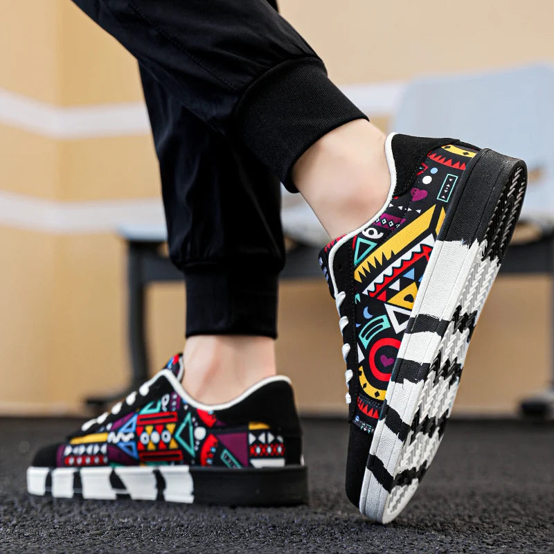 YRZL Παπούτσια Skateboard Ανδρικά Canvas Sneakers Casual Αναπνέοντα Παπούτσια Περπατήματος Ελαφριά Επίπεδα Παπούτσια για Άνδρες Street Trend Αθλητικό Παπούτσι