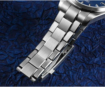 San Martin 39mm MOP Dial Sport Gada Watch Luxury Dress Men Miyota 90S5 Automatic Mechanical Wristwatch Waterproof 100m SN0144