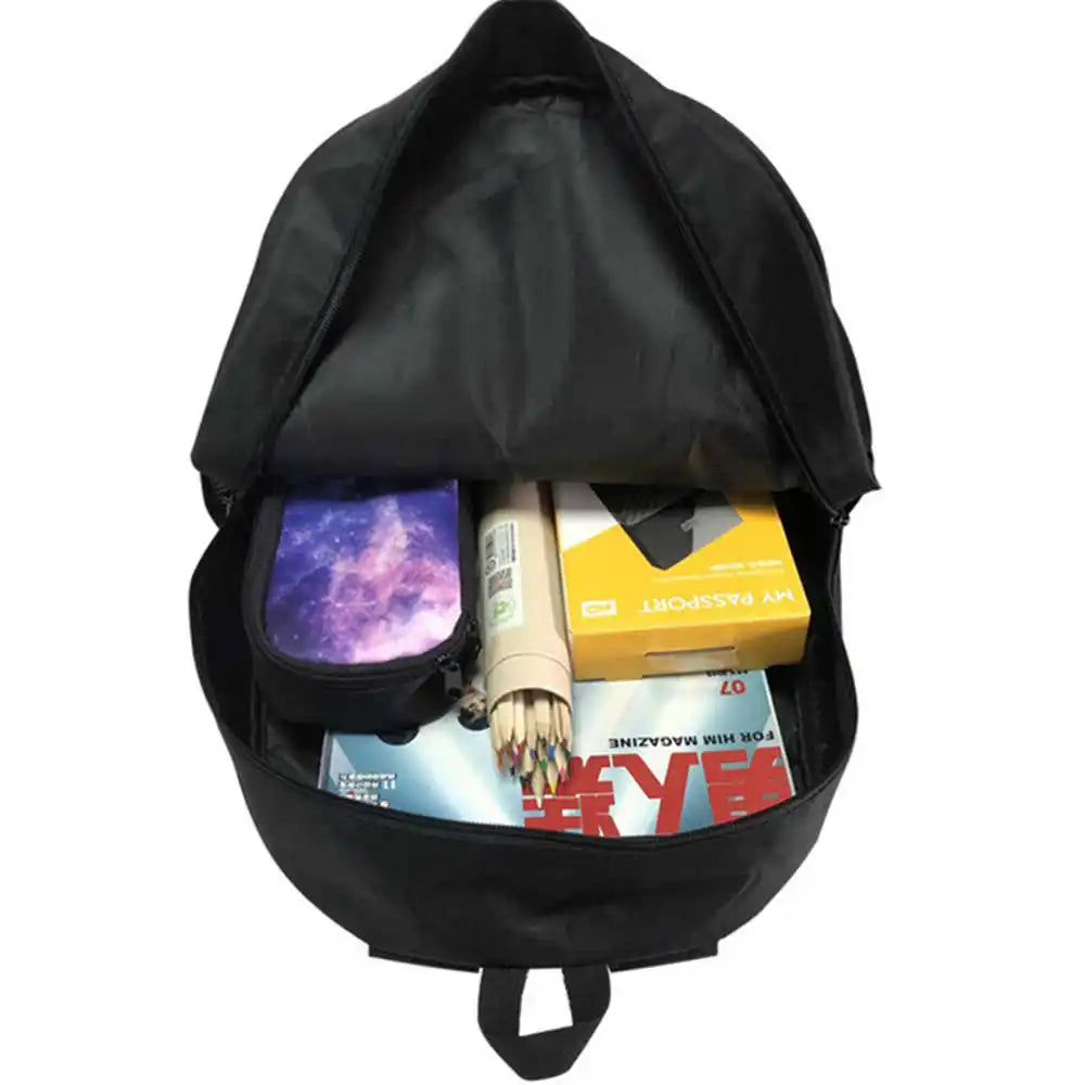 Children's Student Fortnite Cartoon Boys and Girls Large Capacity Backpack