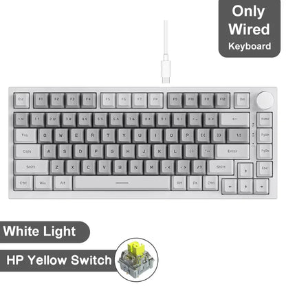 Ajazz AK820/AK820Pro Gaming Mechanical Keyboard Bluetooth 5.1/Wireless/wired  Custom Keyboard With Heat Exchange Sealed Button