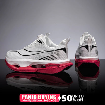 Running Shoes Carbon Board Speciality Marathon Men Sports Breathable Lightweight Women's Comfortable Athletic Nonskid Sneakers
