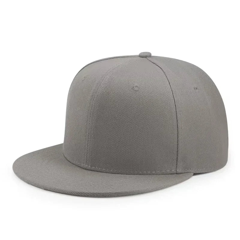 Big Bone Man Plus Size Baseballkappen für Erwachsene, flacher Schirm, Hip-Hop-Fitted-Cap, Herren und Damen, große Kappen, Snapback-Cap, Größe 6 3/4 bis 8