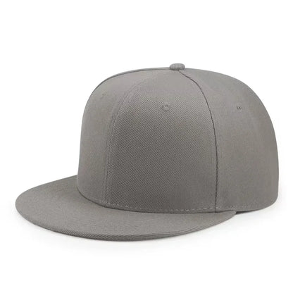 Big Bone Man Plus Size Baseballkappen für Erwachsene, flacher Schirm, Hip-Hop-Fitted-Cap, Herren und Damen, große Kappen, Snapback-Cap, Größe 6 3/4 bis 8