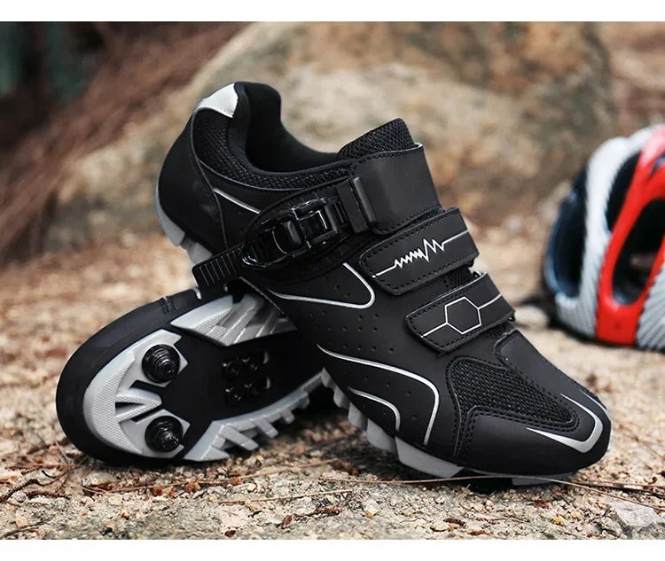 Unisexové cyklistické boty s tvrdou podrážkou – 4-Season boty pro silniční kola s aretačními pedály, vhodné pro MTB a outdoorové sporty
