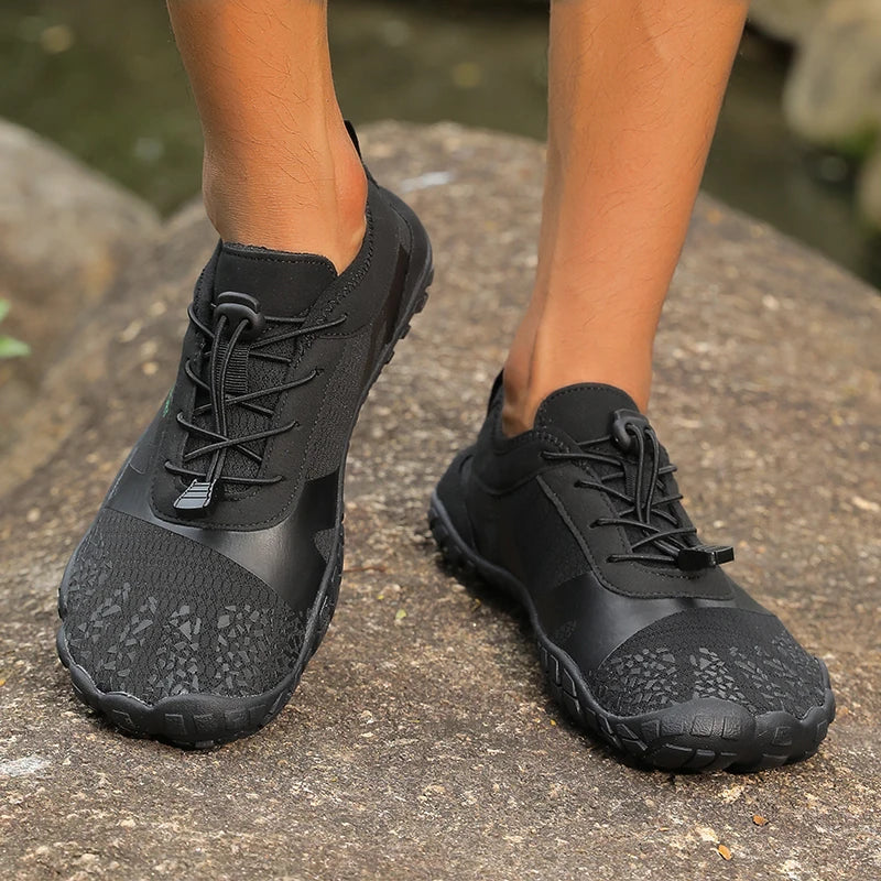 Oiaano barefoot crne cipele sa širokim prednjim dijelom za muškarce i žene, uniseks sportske tenisice za vodu i plažu, mekani potplat, lagane i prozračne