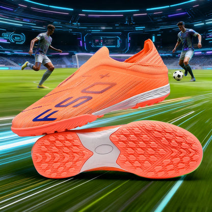 New Men's Football Boots Turf Soccer Shoes Sport Ultralight Comfortable Cleats Futsal Non Slip Fg Grass Indoor Adult Non-Slip