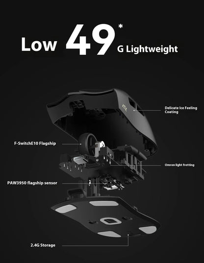 ATK Blazing Sky X1/X1V2 Mouse Gamer Wireless 8K Low Latency Lightweight FPS Liekong E-sports Gaming Mouse Custom Pc Accessories