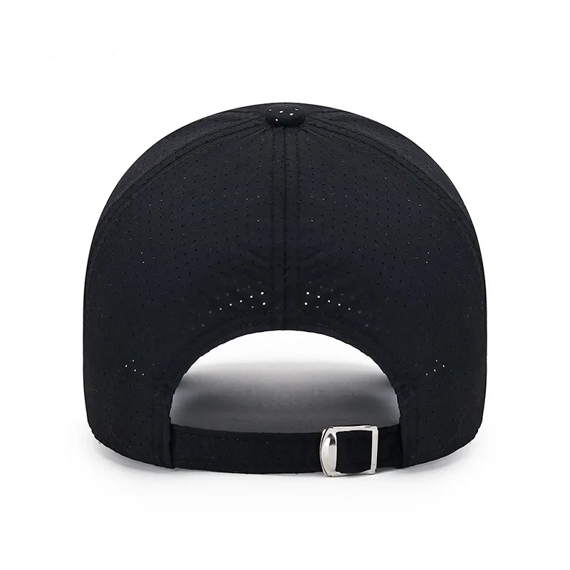 Casquette de baseball ultra-respirante à séchage rapide - Légère et ajustable, avec une visière en bec de canard tendance - Idéale pour les sports de plein air