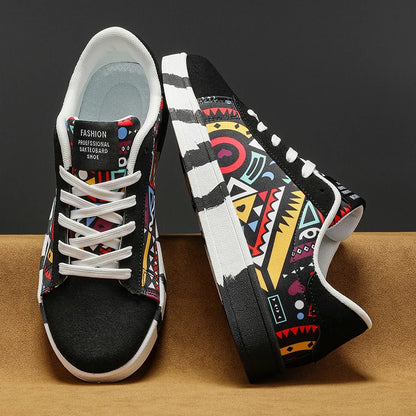 YRZL Παπούτσια Skateboard Ανδρικά Canvas Sneakers Casual Αναπνέοντα Παπούτσια Περπατήματος Ελαφριά Επίπεδα Παπούτσια για Άνδρες Street Trend Αθλητικό Παπούτσι
