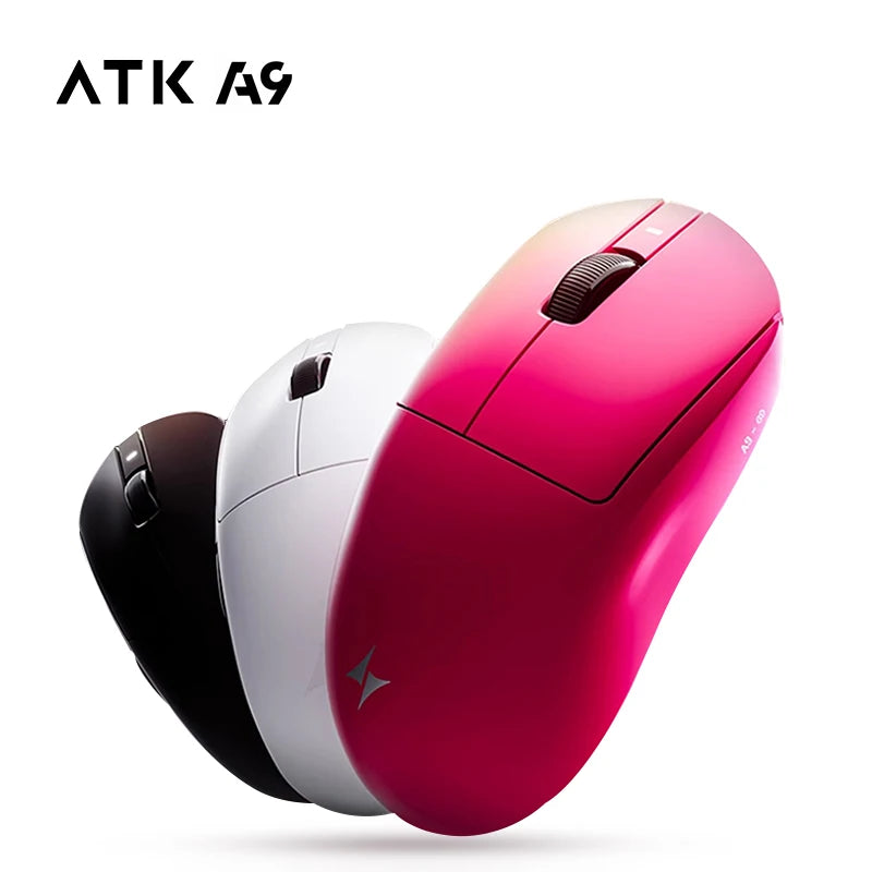 ATK Dragonfly A9 Ultra draadloze gamingmuis PAW3950 ultralicht tri-mode ergonomische e-sports gamermuis voor FPS A9 SE Plus