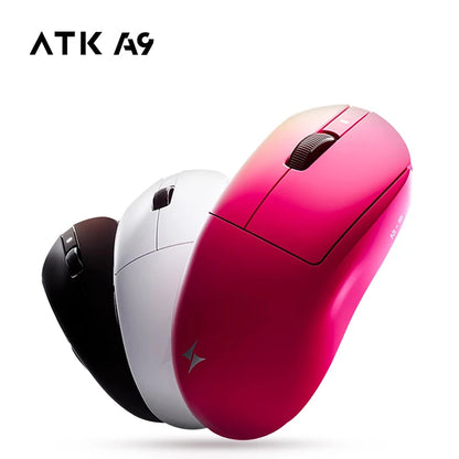 ATK Dragonfly A9 Ultra draadloze gamingmuis PAW3950 ultralicht tri-mode ergonomische e-sports gamermuis voor FPS A9 SE Plus