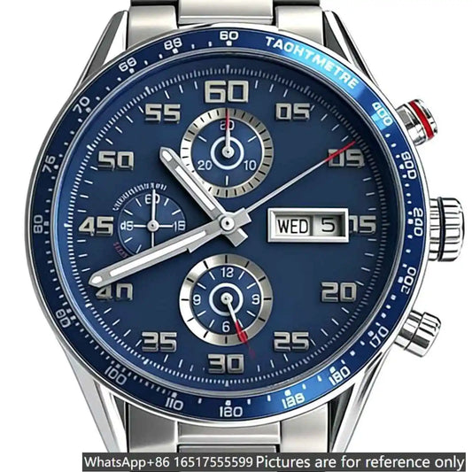 43mm Men Luxury Watch in 904L Steel Quartz Movement Exquisite Heritage and Artisanal Excellence-t