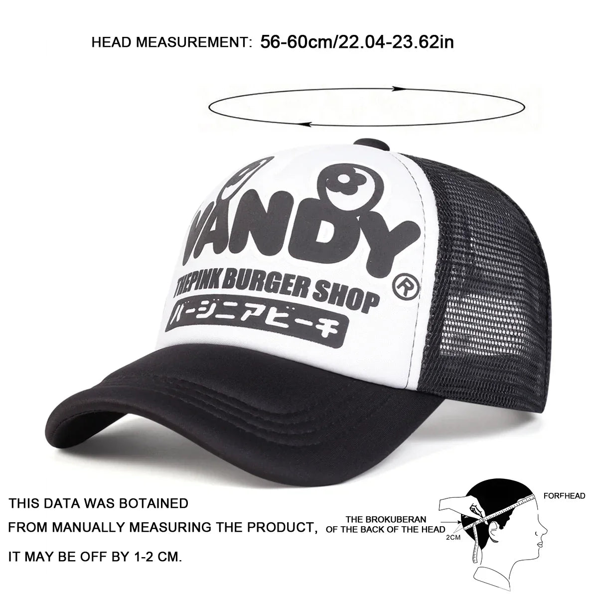 Casquettes de baseball unisexes VANDY à imprimé lettres, pour le printemps et l'été, d'extérieur, ajustables, décontractées, « Dad Hat », casquettes anti-UV, casquettes de sport