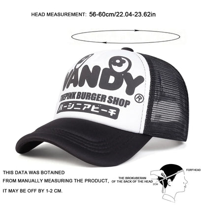 Casquettes de baseball unisexes VANDY à imprimé lettres, pour le printemps et l'été, d'extérieur, ajustables, décontractées, « Dad Hat », casquettes anti-UV, casquettes de sport