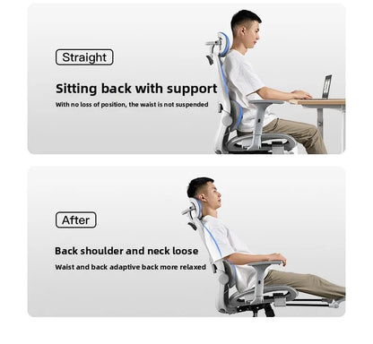 Scaun multifuncțional, scaun de birou, scaun pentru computer, scaun rabatabil, scaun ergonomic pentru odihnă, scaun pivotant, scaun e-sports
