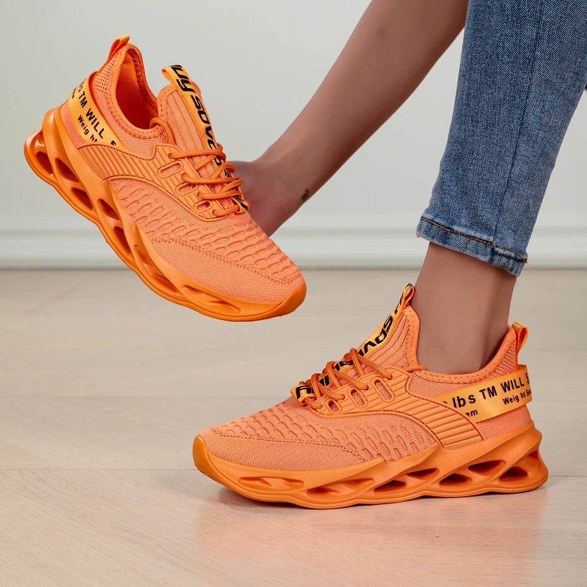 Zapatillas deportivas de moda para mujer, zapatillas con plataforma, zapatos planos de primavera-invierno, zapatillas de running para mujer, tallas grandes, 43