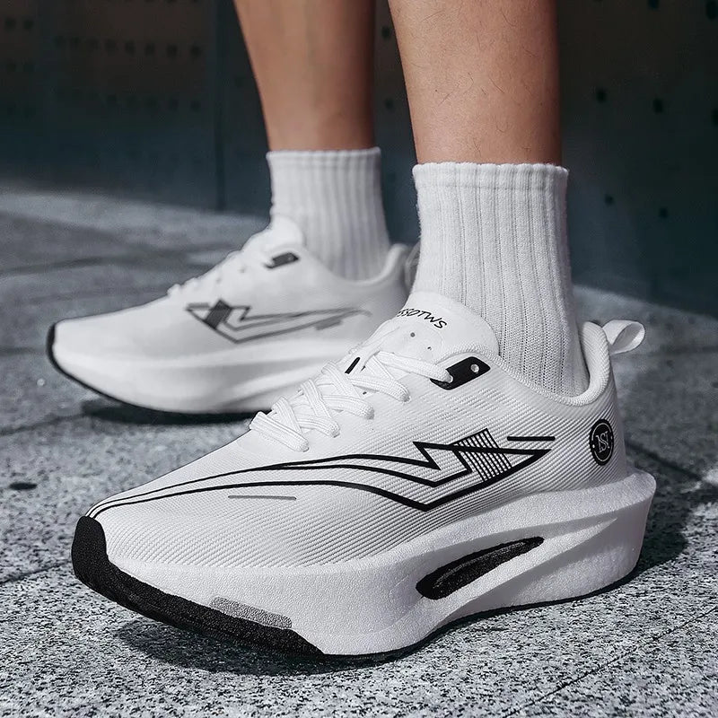 Men Running Shoes High-Quality Professional Training Lightweight Wear-Resistant Sports Flat Casual Sneakers for Man
